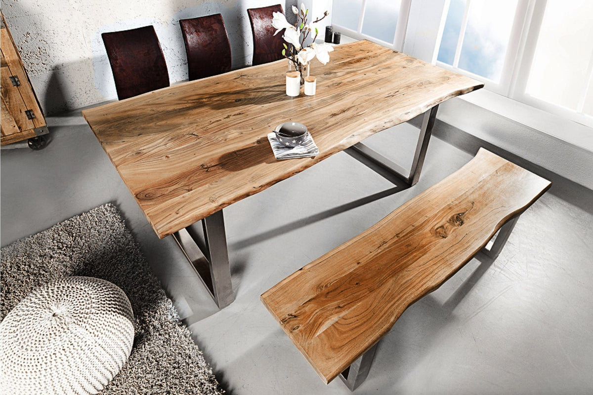 Asztallap - MAMMUT barna akácfa asztallap 160cm