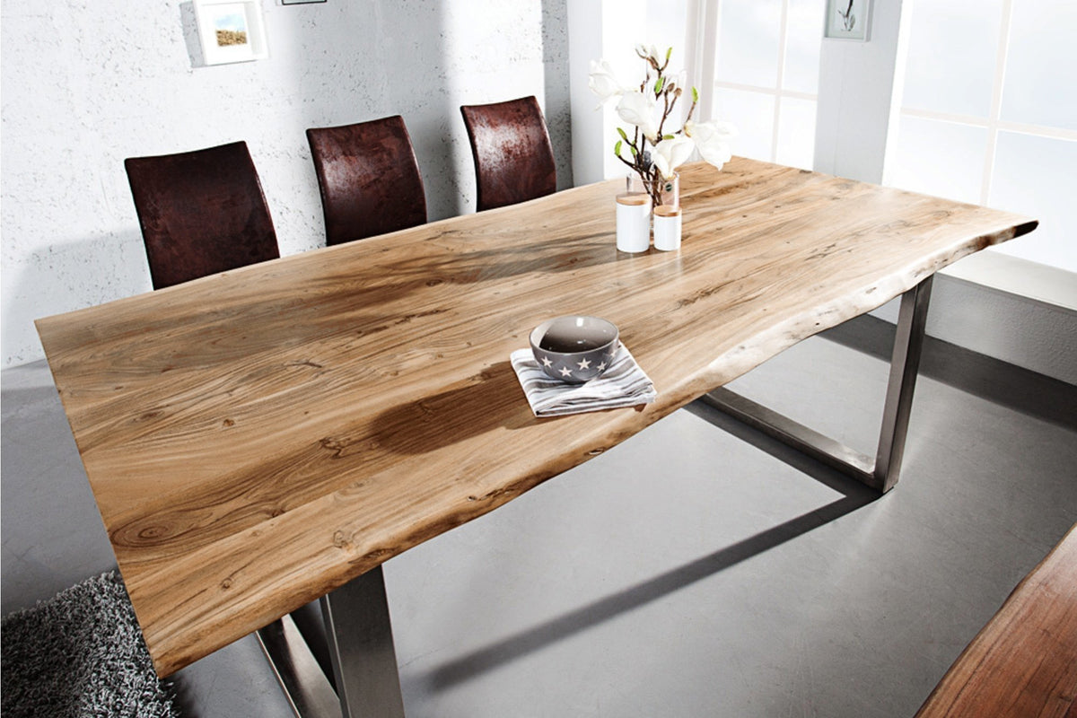 Asztallap - MAMMUT barna akácfa asztallap 160cm