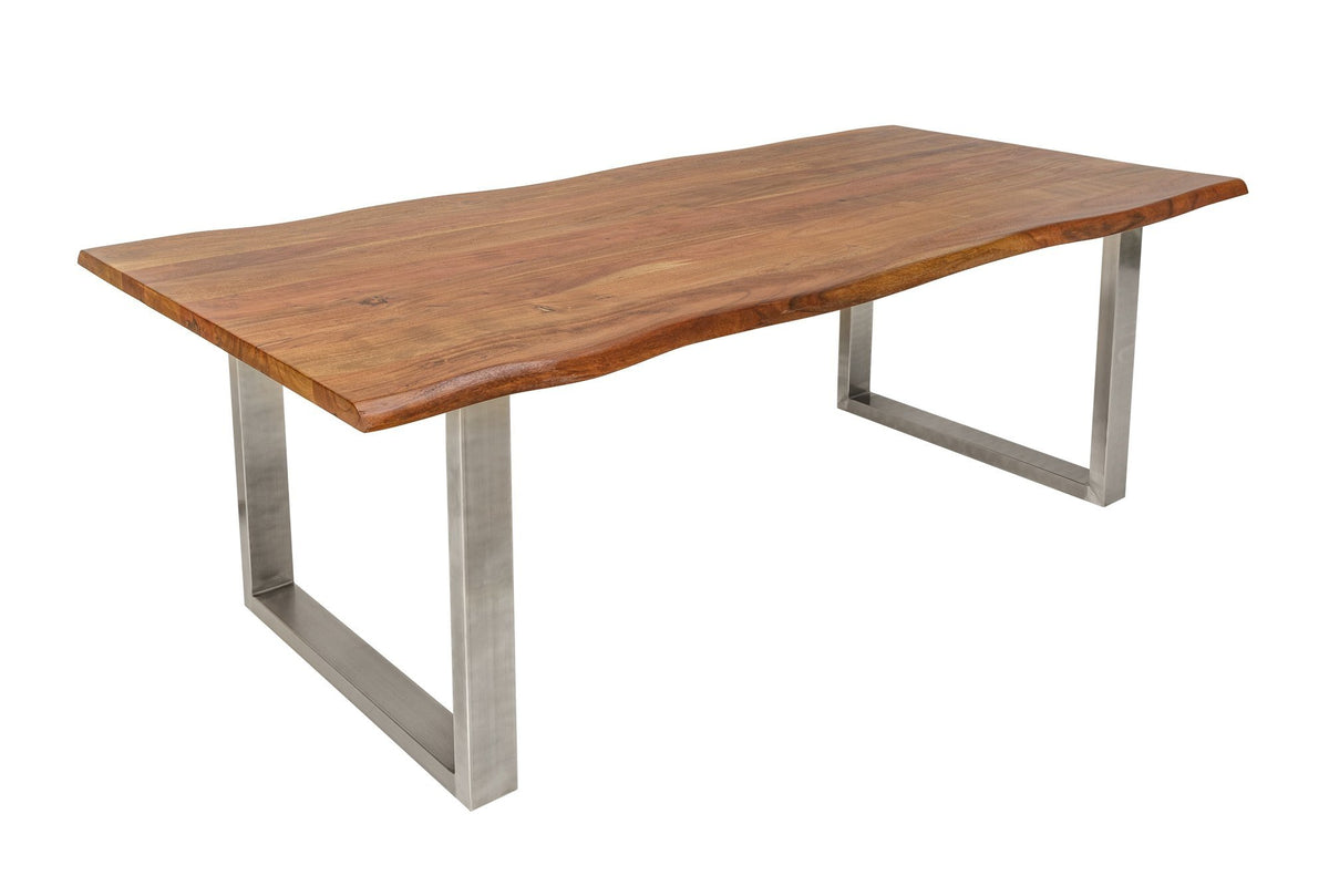 Asztallap - MAMMUT barna akácfa asztallap 180x90x3,5