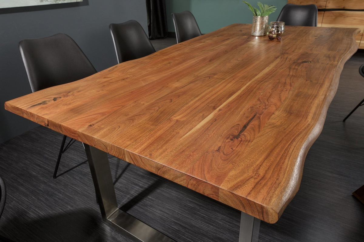 Asztallap - MAMMUT barna akácfa asztallap 200cm