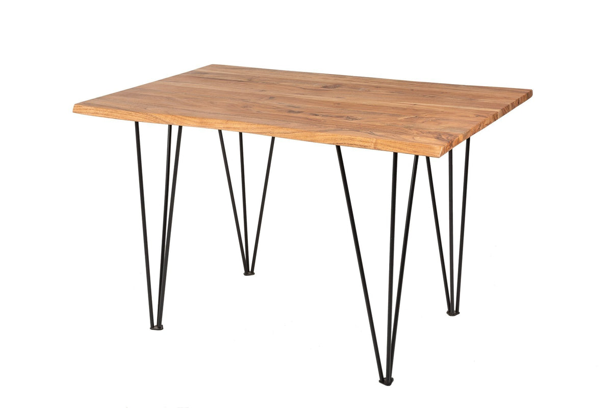 Étkezőasztal - MAMMUT barna akácfa étkezőasztal 120cm