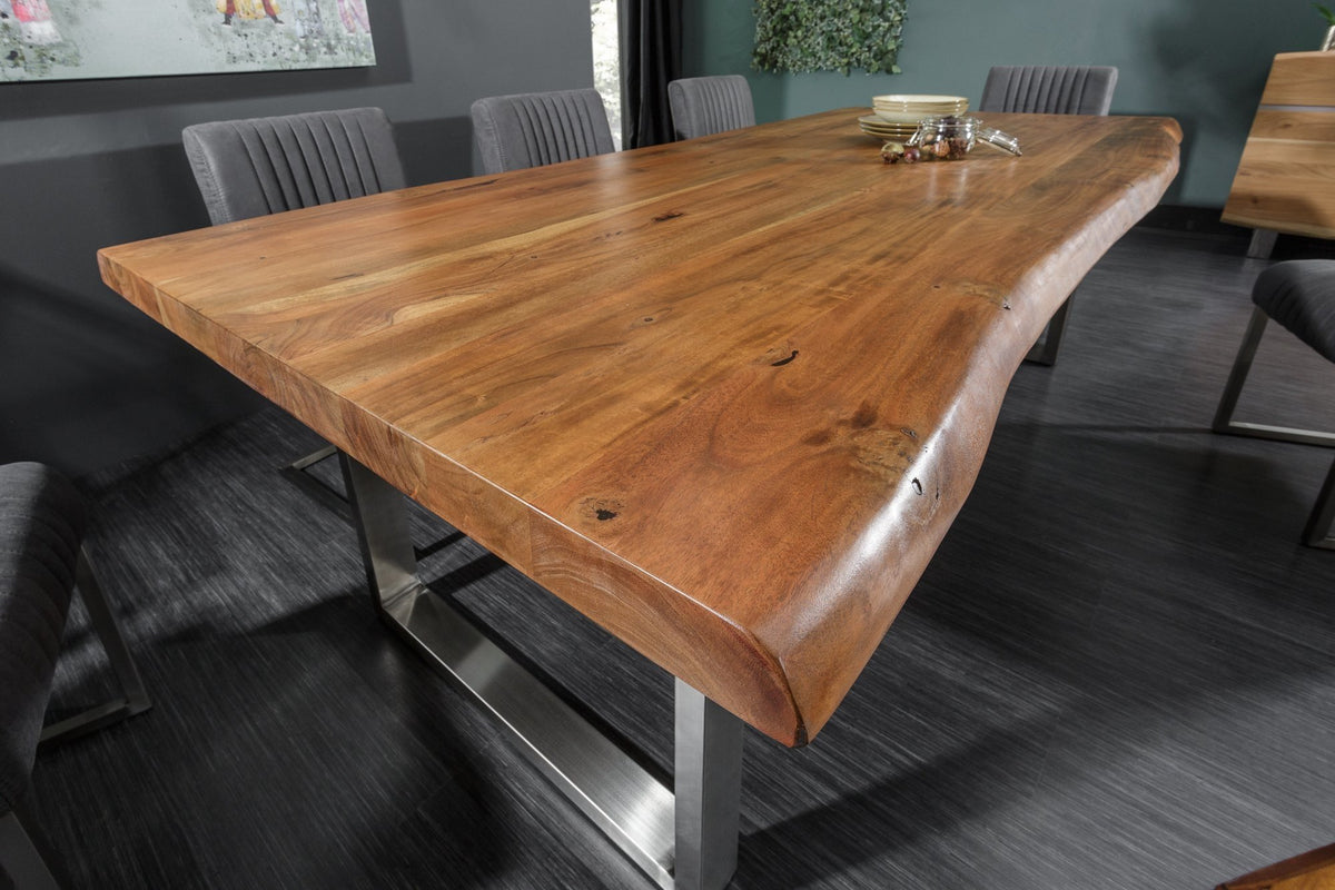 Asztallap - MAMUT II barna akácfa asztallap 200cm