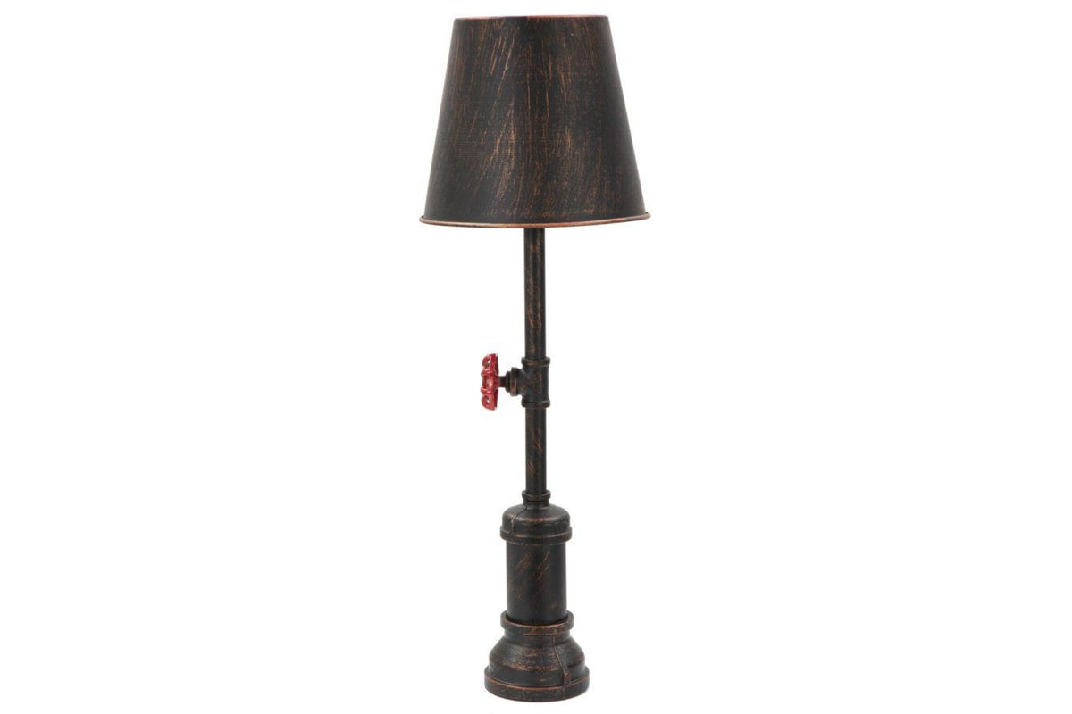 Asztali lámpa - MANHATTAN II barna vas asztali lámpa