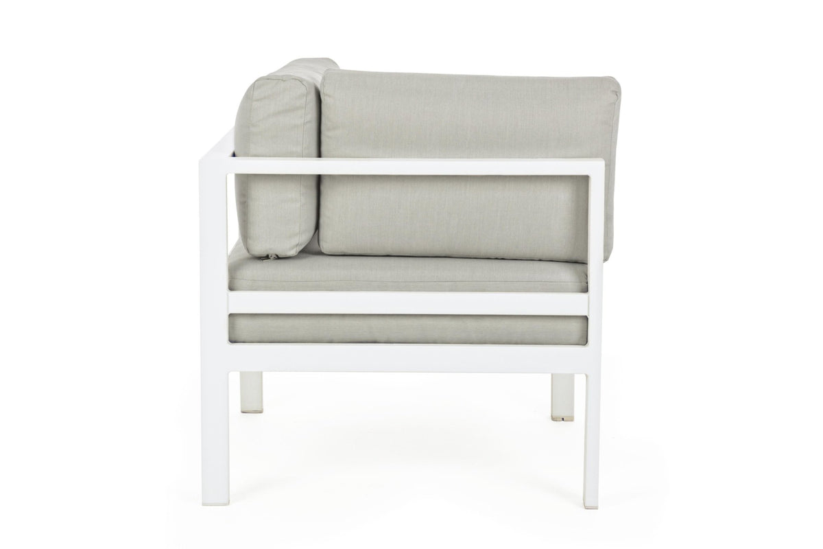 Kerti fotel - MARINEL szürke alumínium kerti fotel