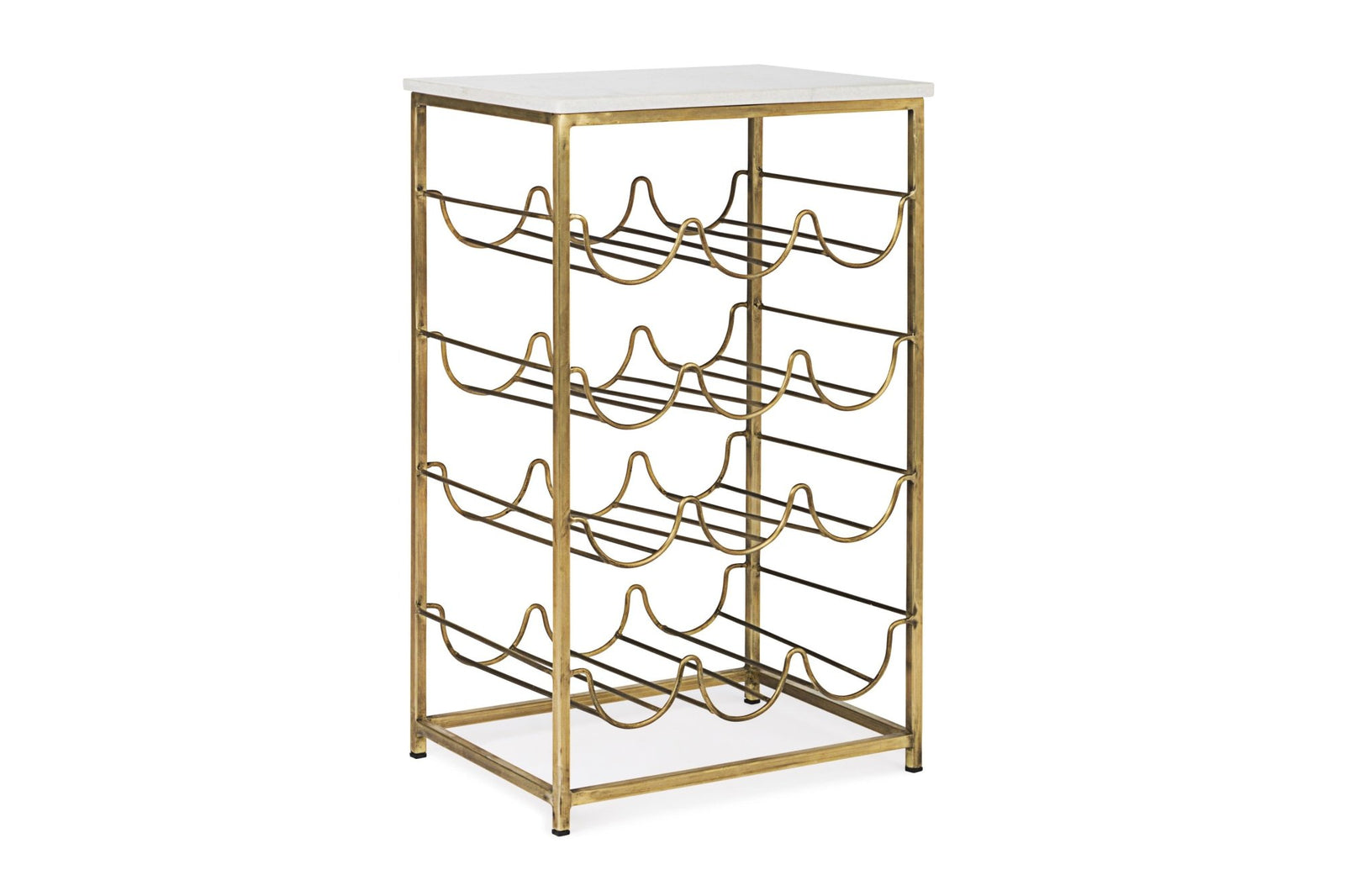 Dohányzóasztal - MARMOL dohányzóasztal 12 palackos bortartóval