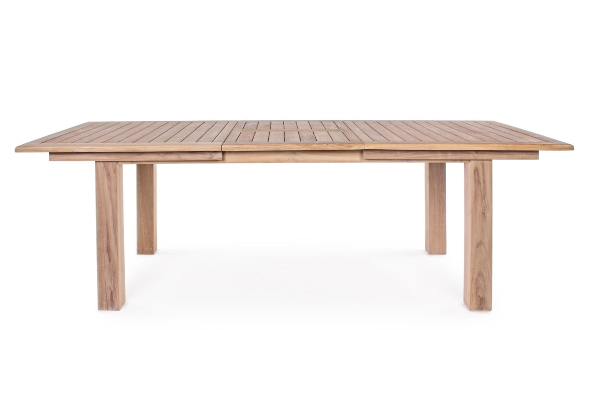 Kerti asztal - MARYLAND barna tikfa 10 személyes kerti asztal