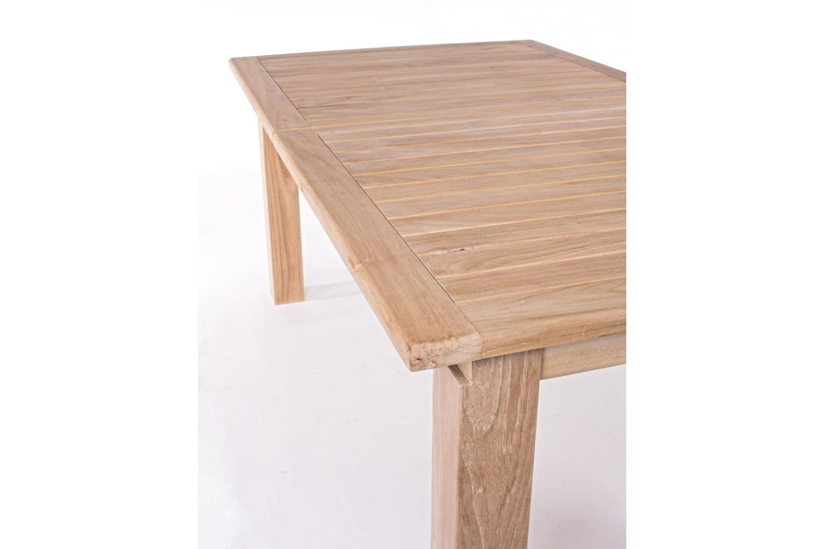 Kerti asztal - MARYLAND barna tikfa 10 személyes kerti asztal