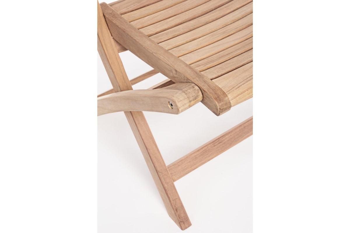 Kerti szék - MARYLAND barna tikfa kerti szék
