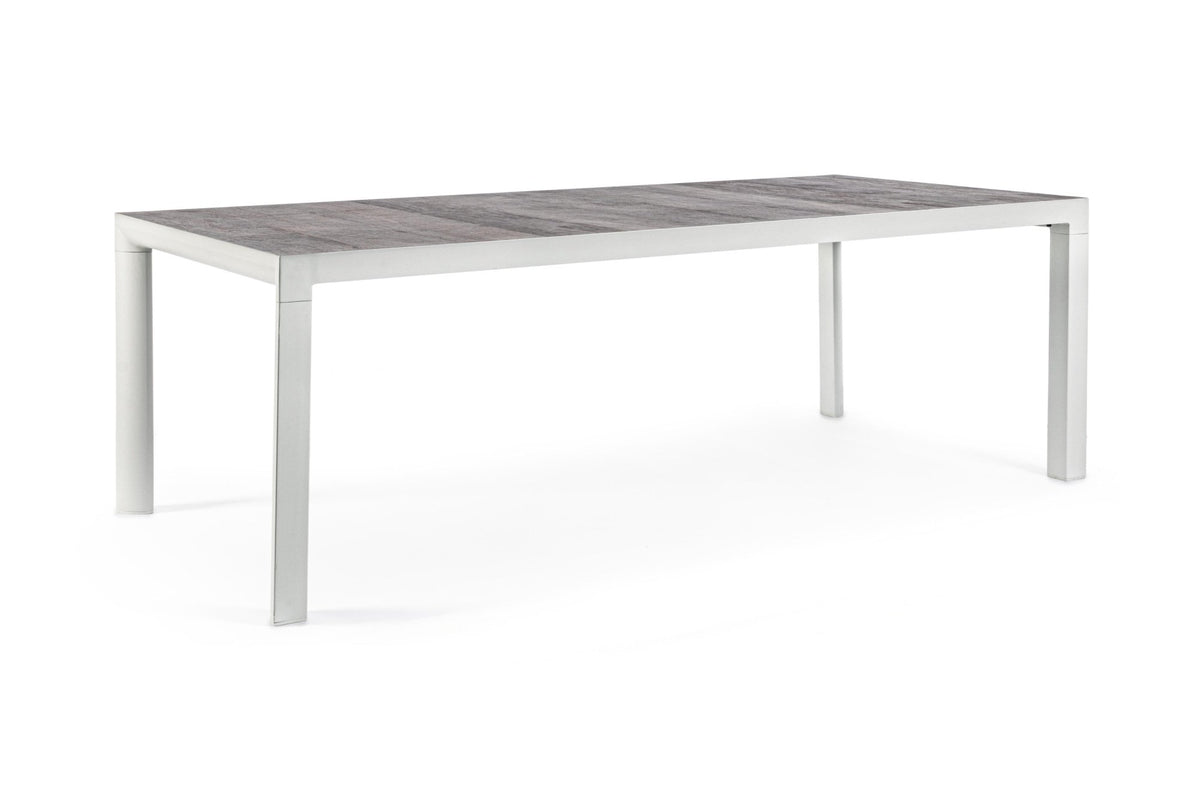 Kerti asztal - MASON szürke alumínium kerti asztal