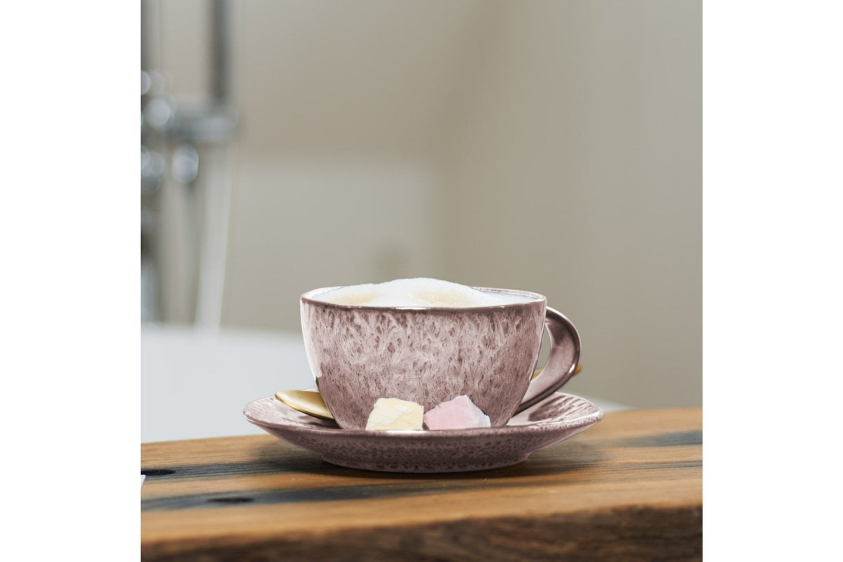 Csészealj - MATERA Rose alátét kávés-teás csészéhez 15cm - Leonardo
