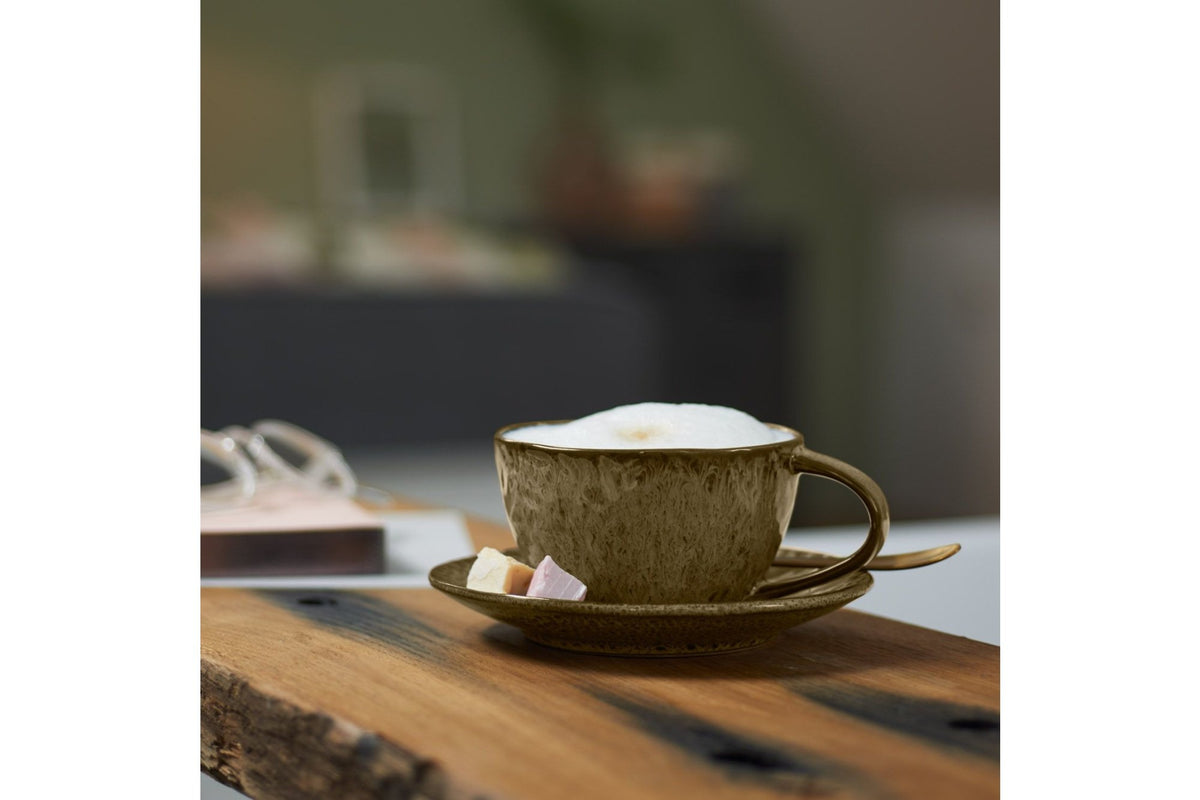 Csészealj - MATERA Sand alátét kávés-teás csészéhez 15cm - Leonardo