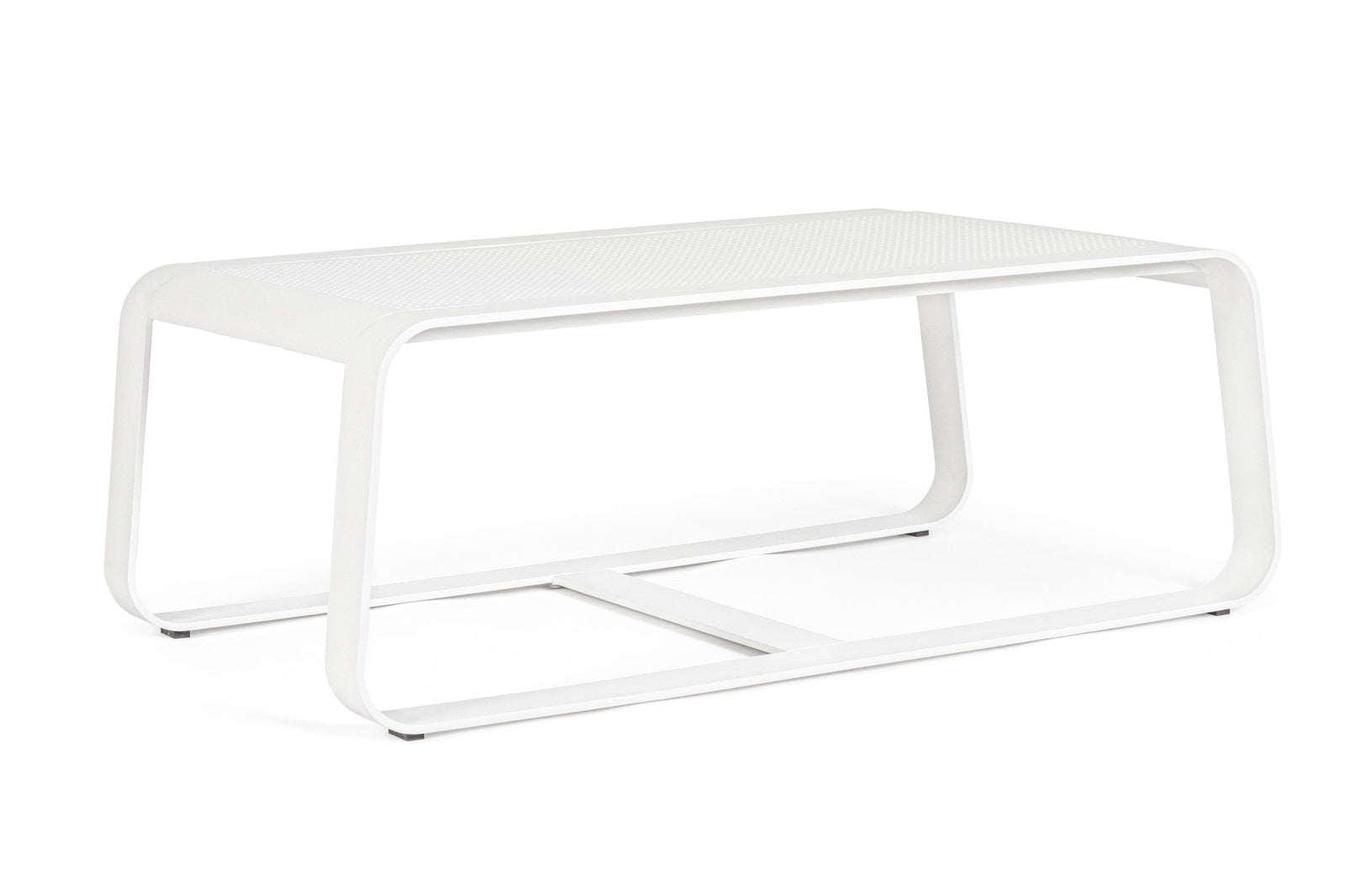 Kerti asztal - MERRIGAN fehér alumínium kerti asztal