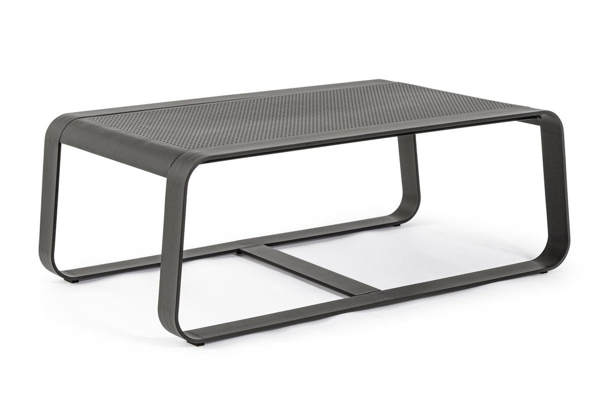 Kerti asztal - MERRIGAN fekete alumínium kerti asztal
