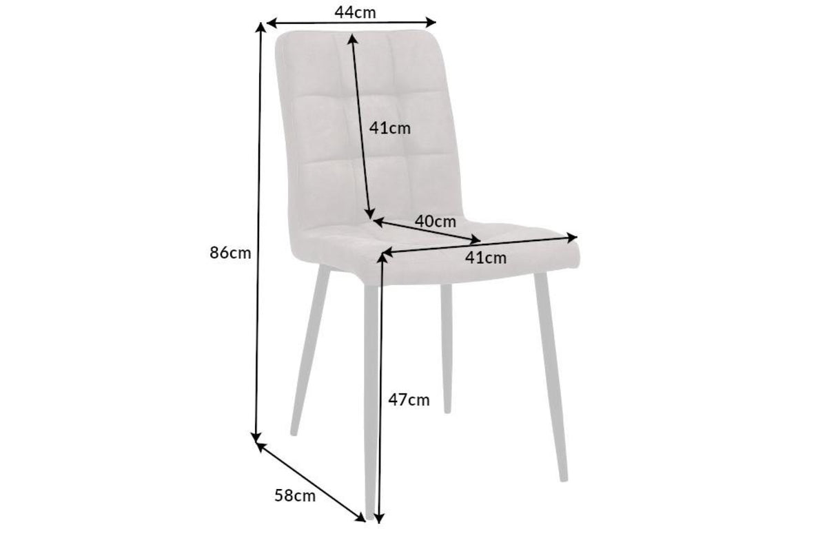 Szék - MODENA szürkésbarna mikroszálas szék