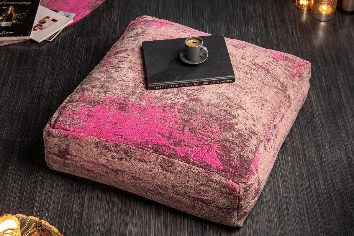 Ülőpárna - MODERN ART rózsaszín szövet ülőpárna