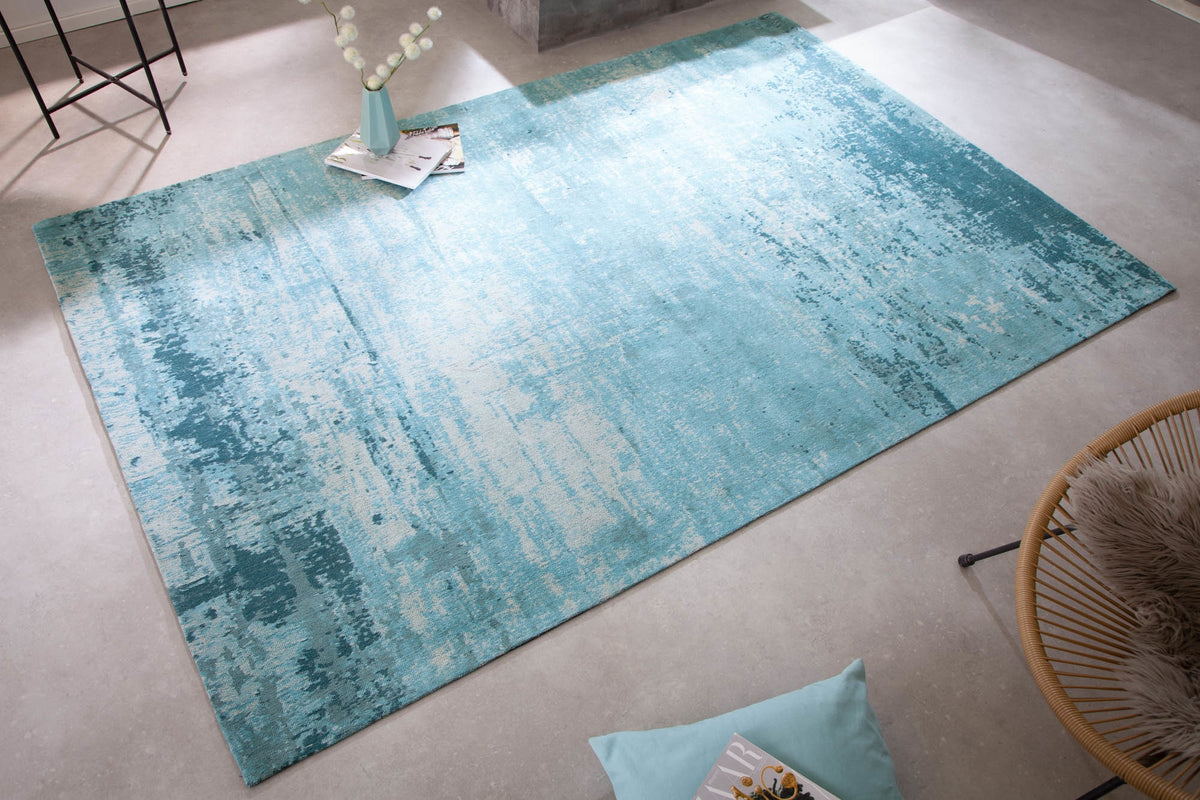 Szőnyeg - MODERN ART türkiz szövet szőnyeg 240cm