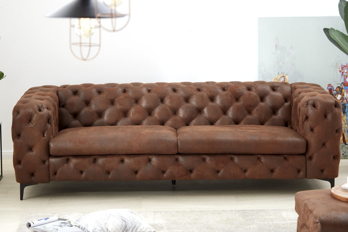 Kanapé - MODERN BAROCK barna mikroszálas kanapé