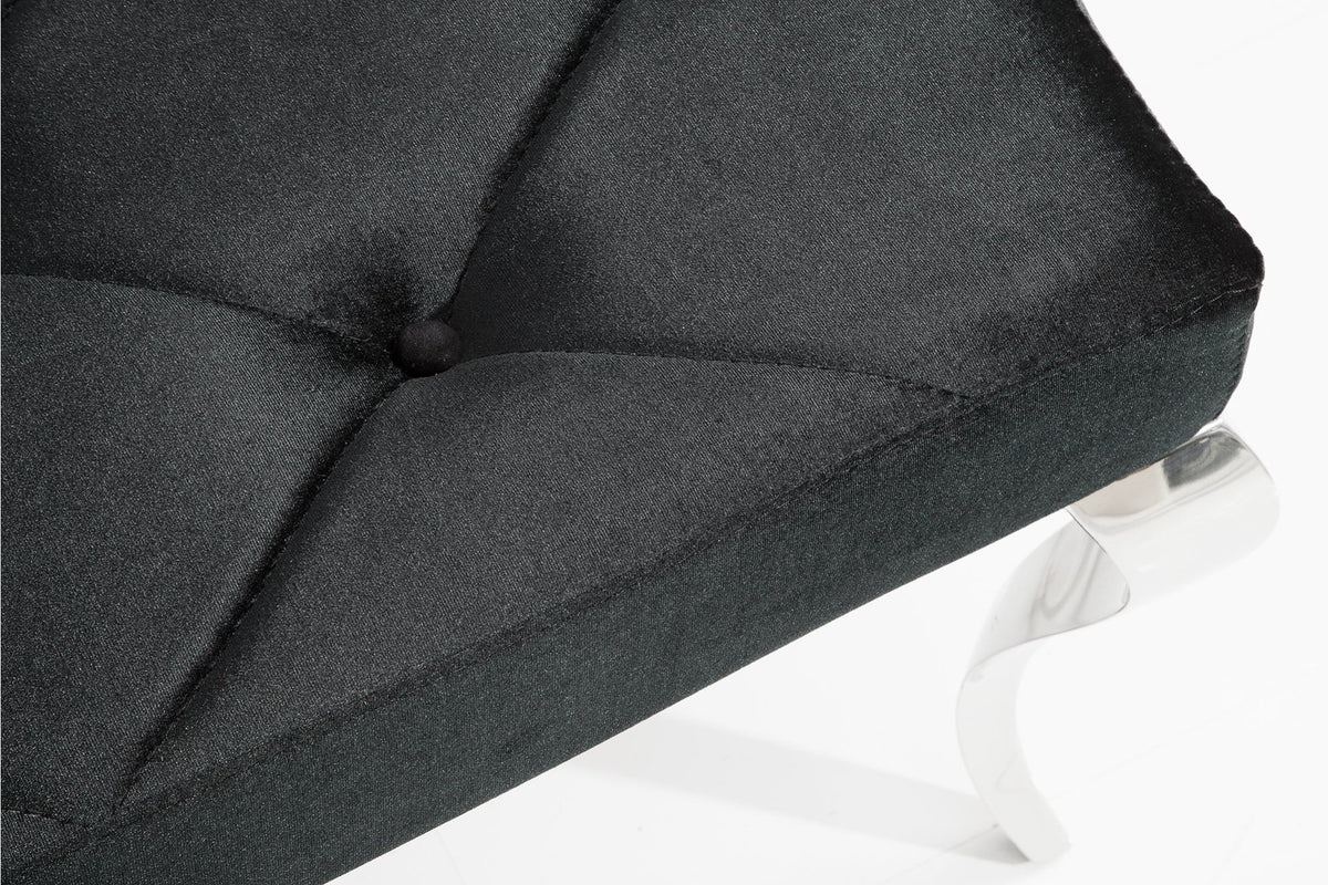 Ülőpad - MODERN BAROCK fekete ülőpad 170cm