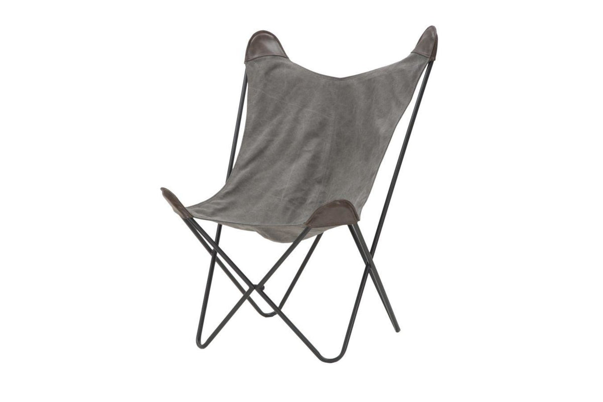 Szék - MONTANA szürke és fekete vas szék