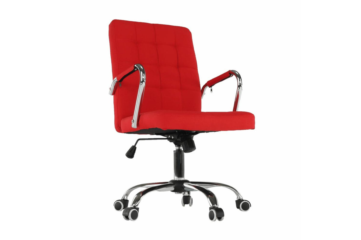 Irodai szék - MORGEN piros szövet irodai szék