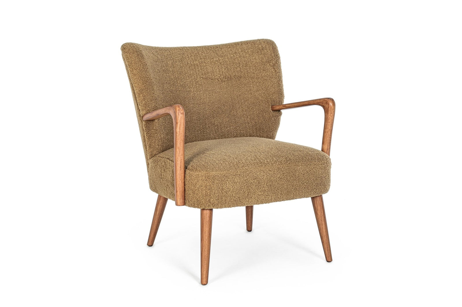 Fotel - MORITZ barna 100% polyester fotel