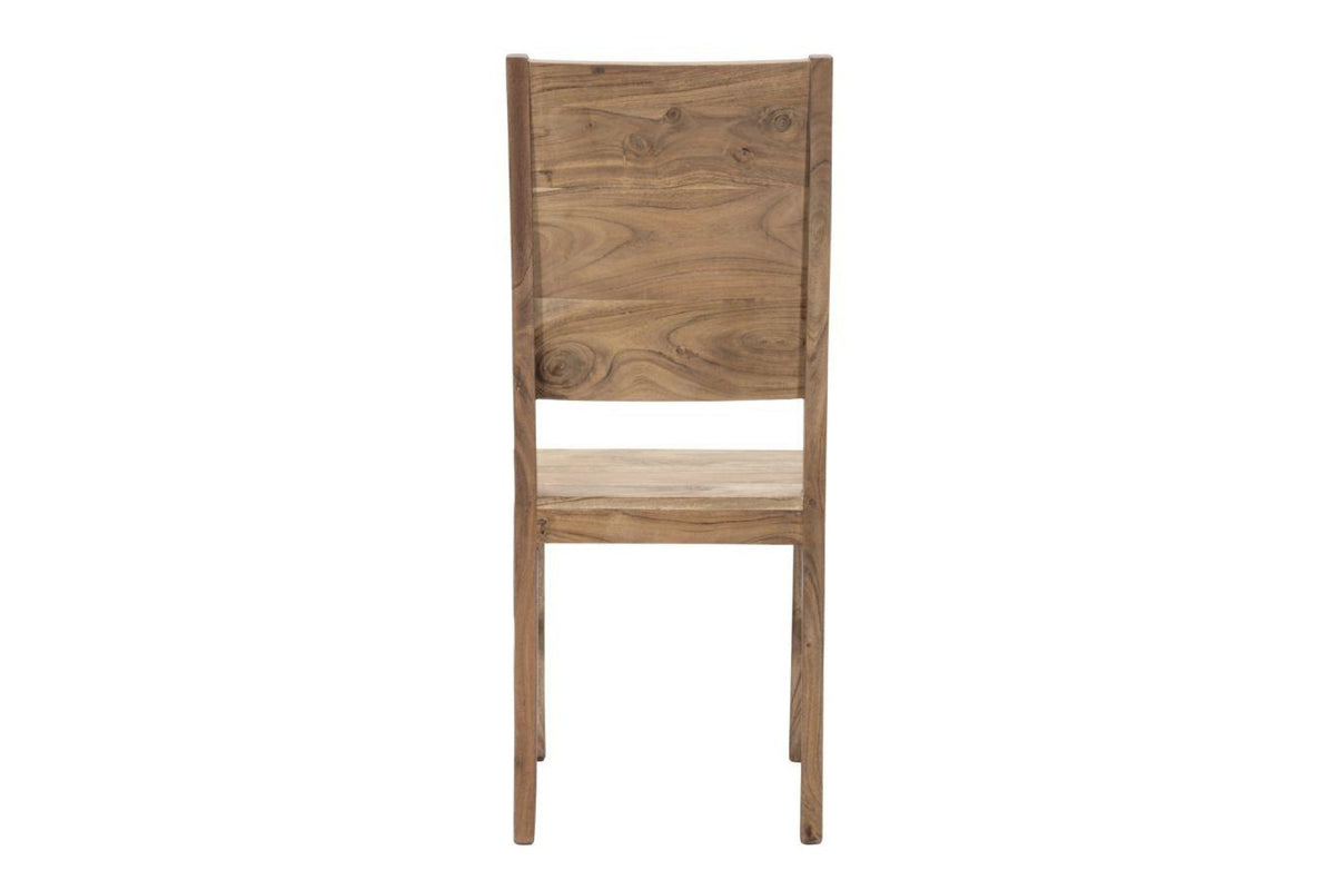 Szék - MUMBAI barna akácfa szék - 2 DB