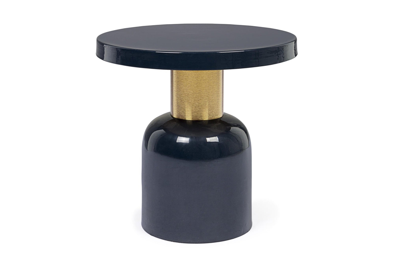 Lerakóasztal - NALIMA kék lerakóasztal 41cm átmérő