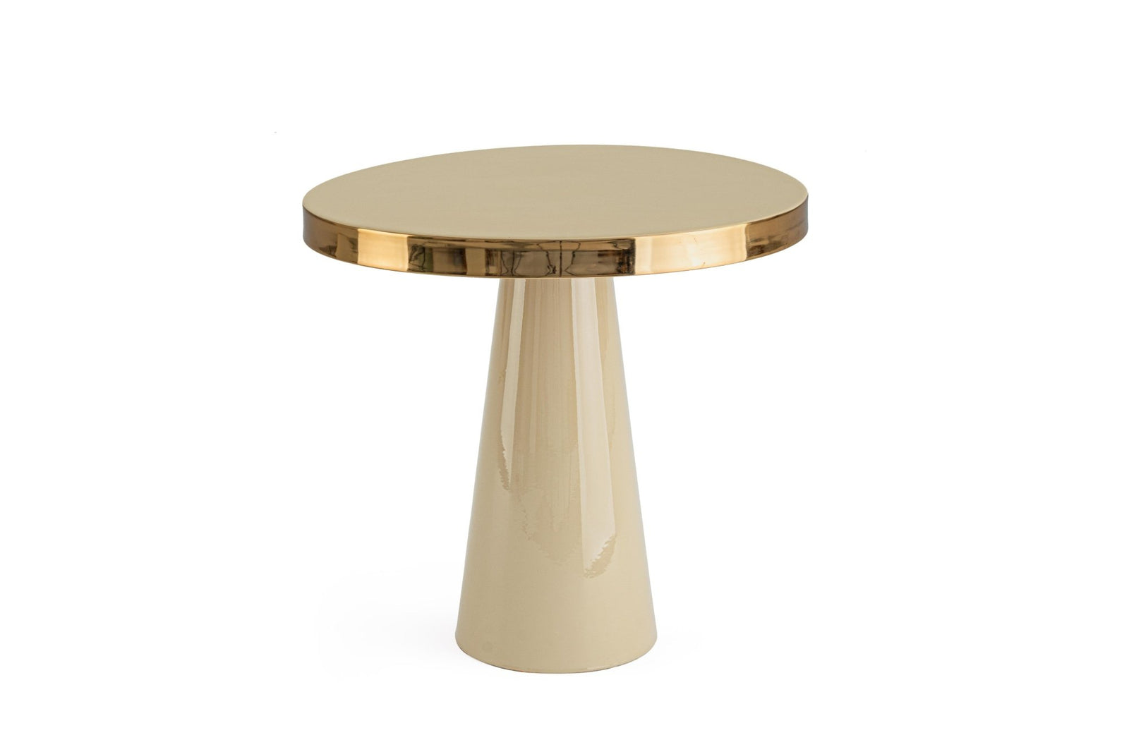 Lerakóasztal - NANDIKA bézs acél lerakóasztal