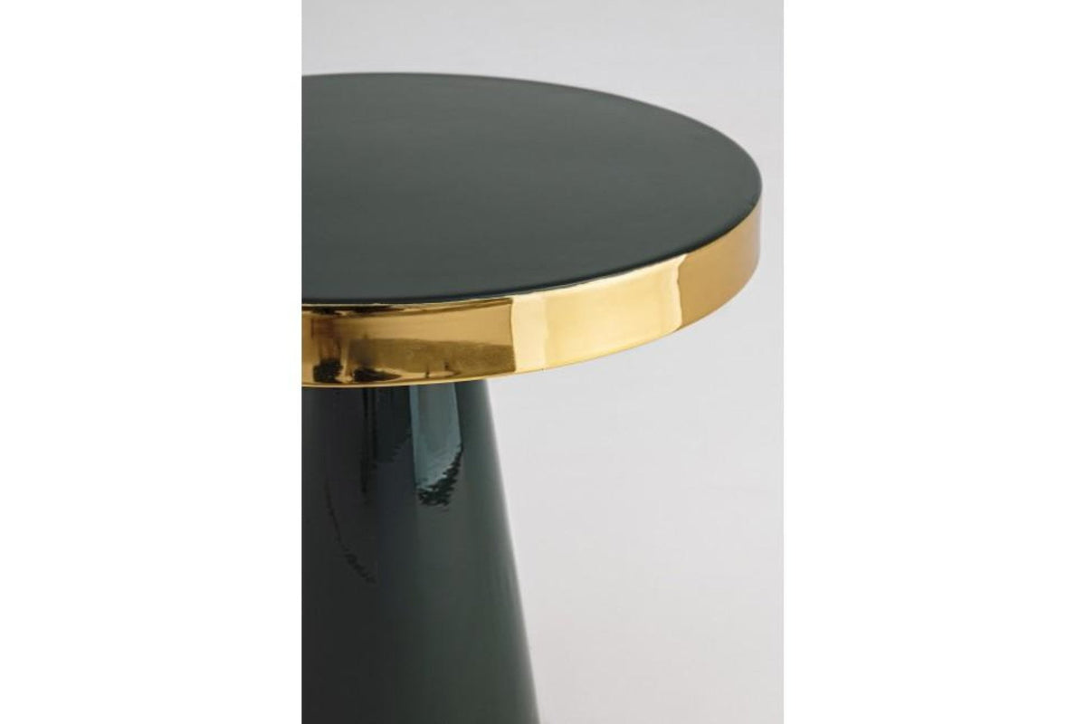 Lerakóasztal - NANDIKA zöld acél lerakóasztal