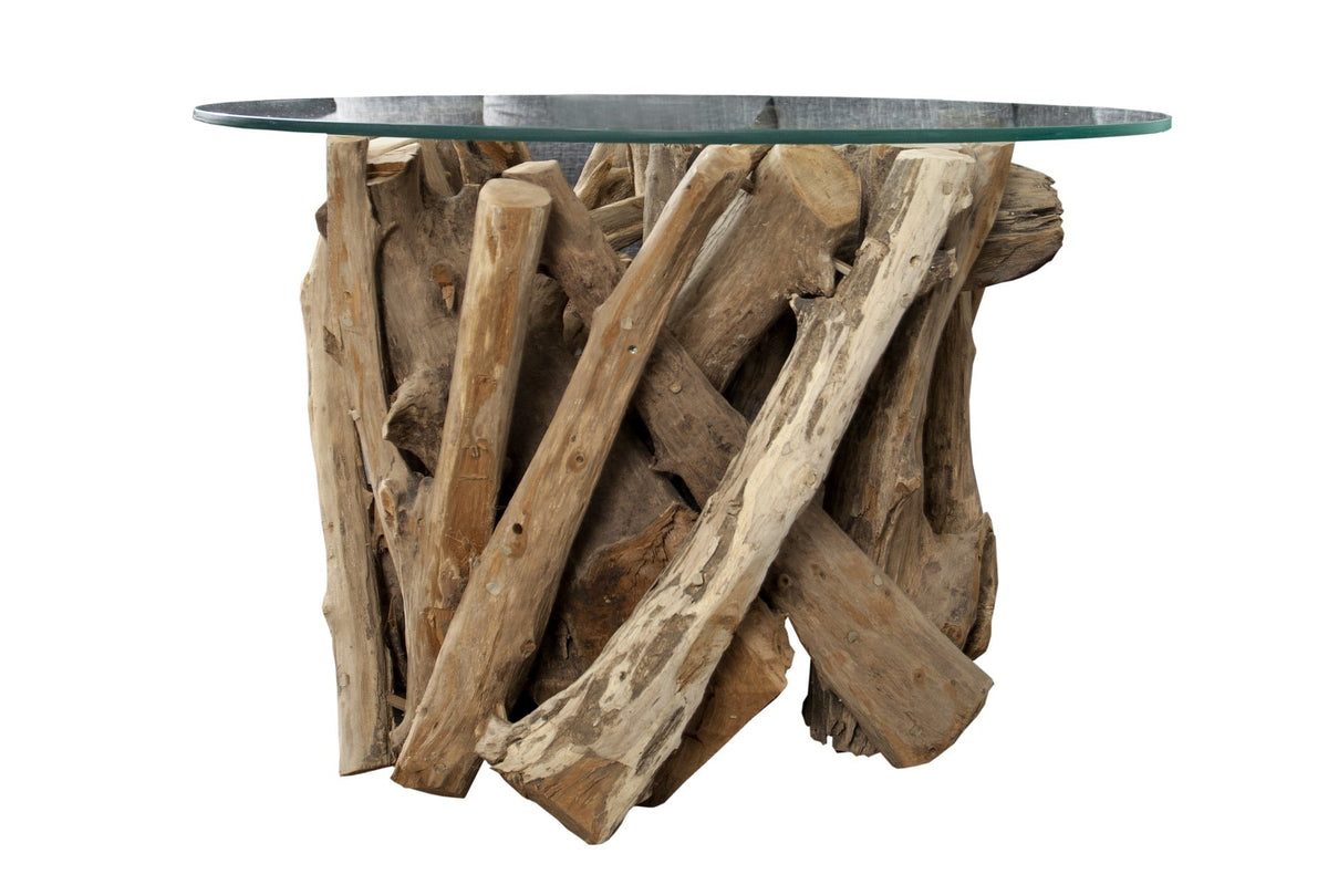 Dohányzóasztal - NATURE LOUNGE barna tikfa dohányzóasztal