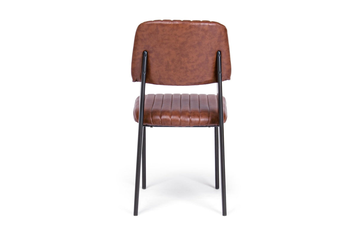 Szék - NELLY vintage sötét narancssárga szék