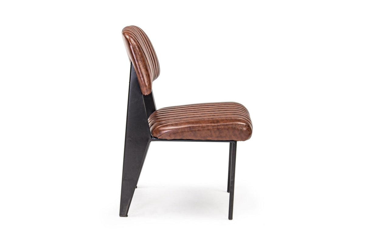 Szék - NELLY vintage sötét narancssárga szék