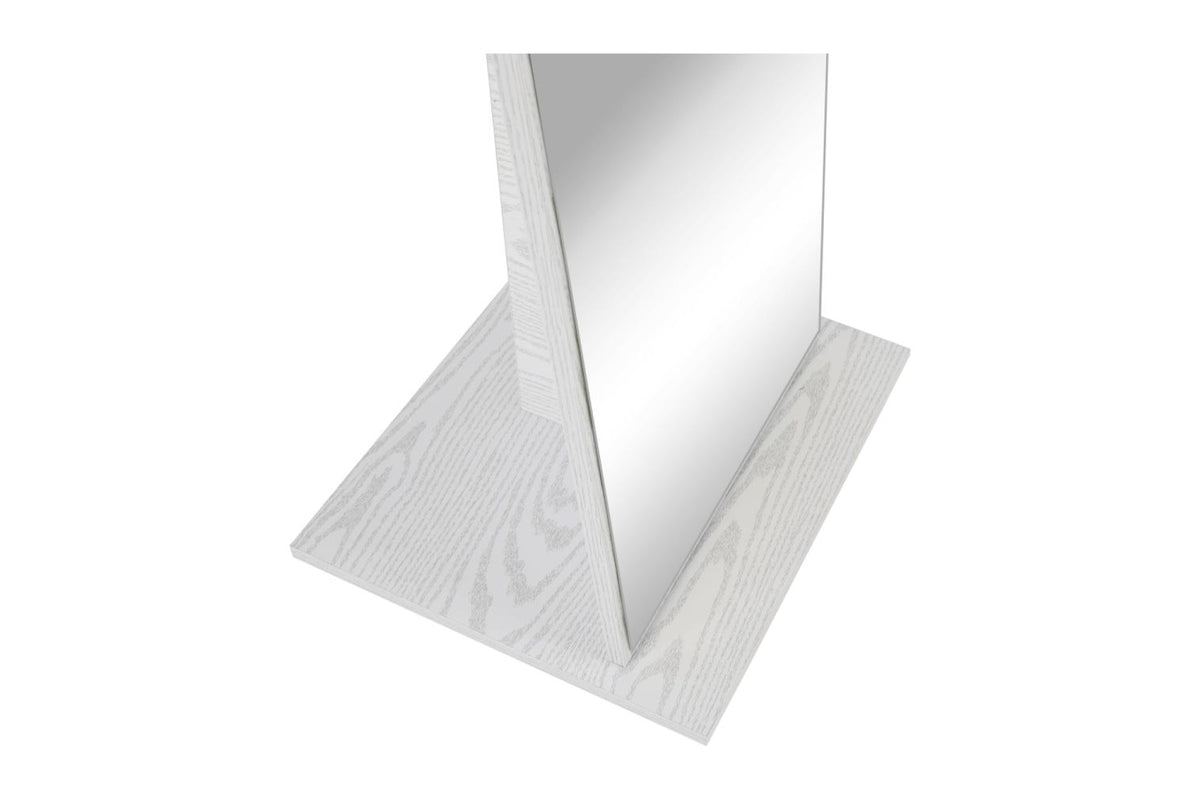 Álló tükör - NEPTUN fehér mdf álló tükör