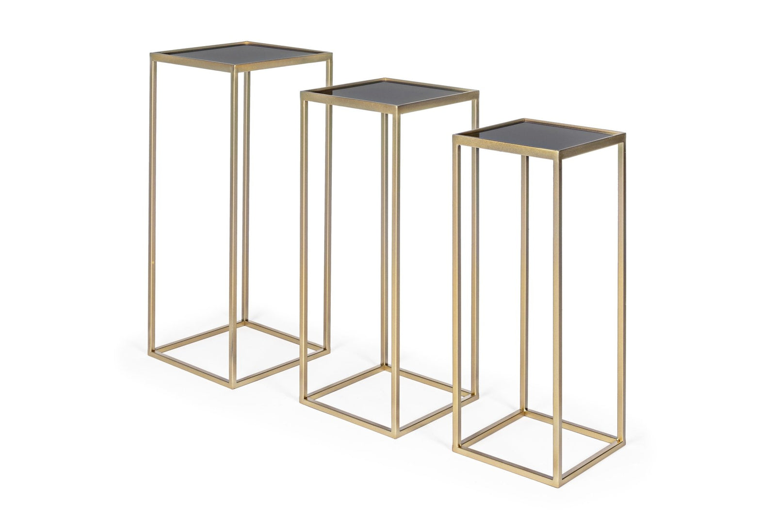 Lerakóasztal - NUCLEOS arany acél lerakóasztal