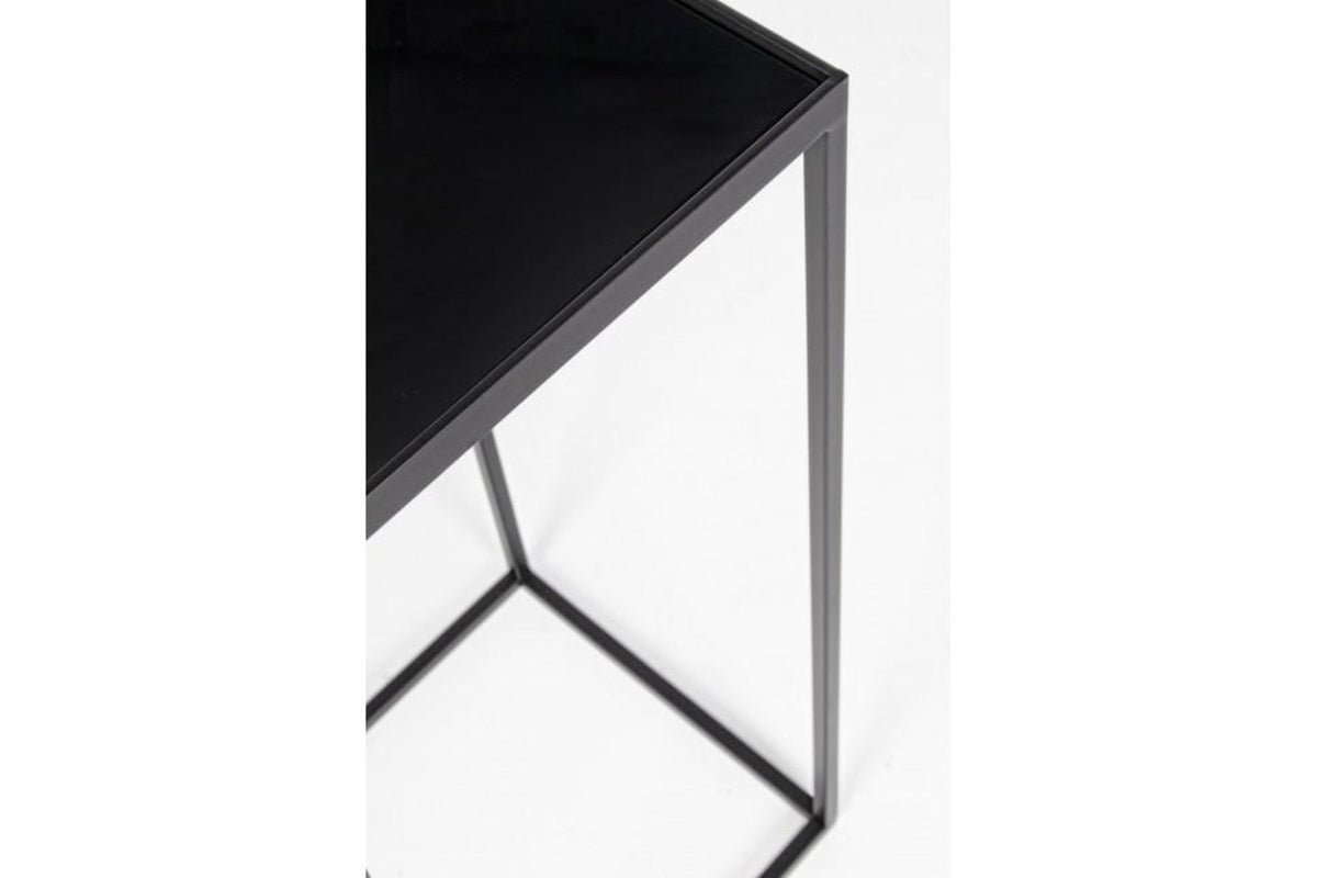 Lerakóasztal - NUCLEOS fekete acél lerakóasztal
