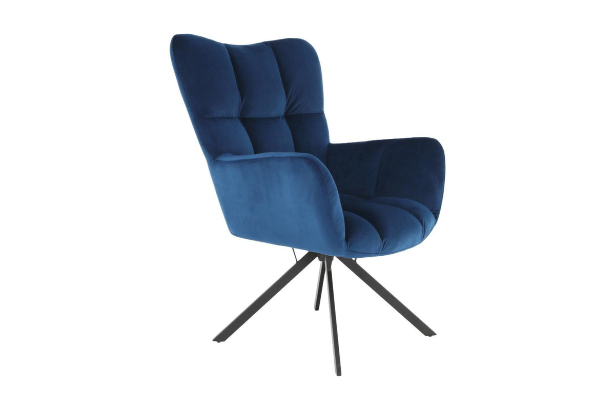 Fotel - O kék szövet fotel