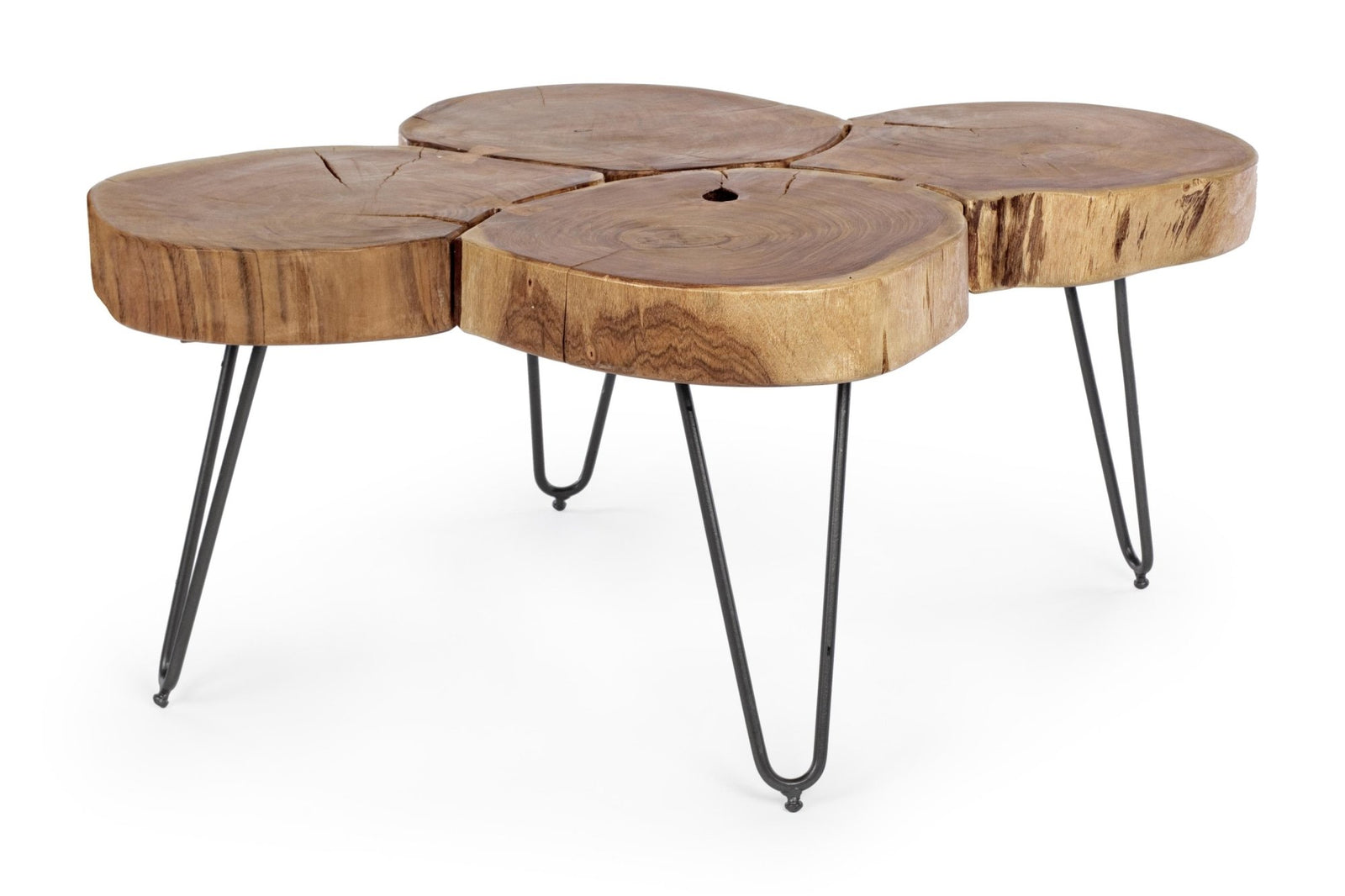 Dohányzóasztal - ORBITAL farönk dohányzóasztal 90x60