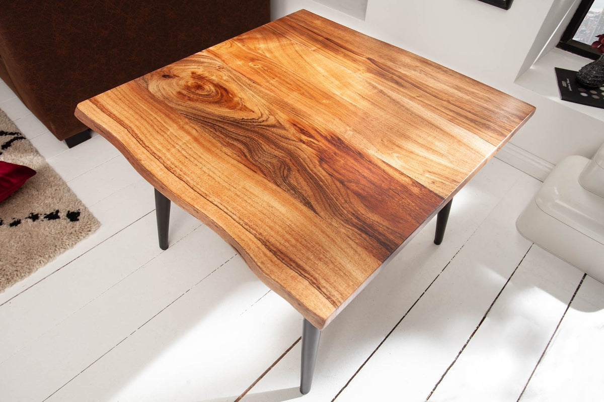 Lerakóasztal - ORGANIC LIVING barna akácfa lerakóasztal