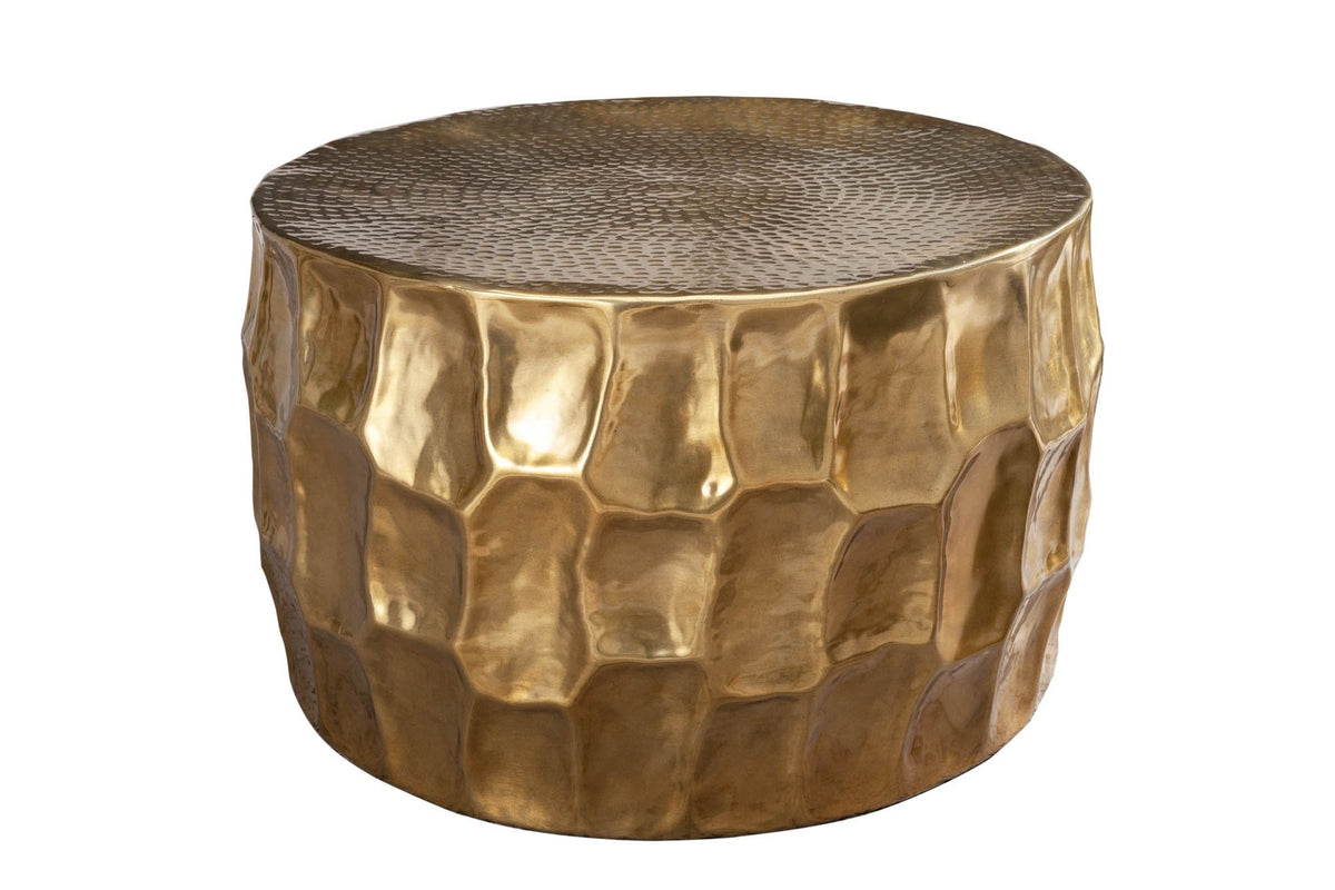 Dohányzóasztal - ORGANIC ORIENT arany alumínium dohányzóasztal 68cm