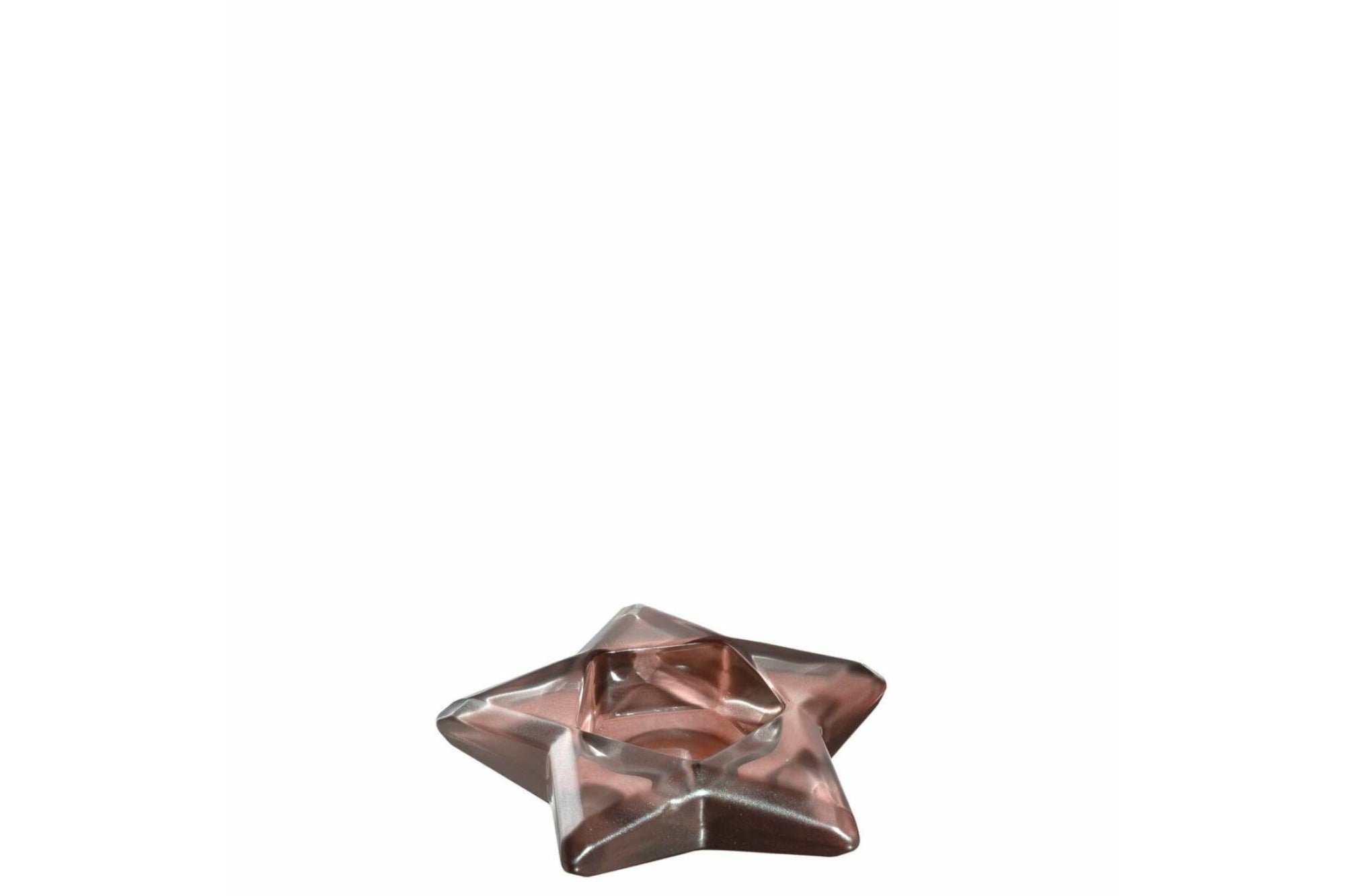 Mécsestartó - ORNARE csillag alakú mécsestartó 10,3cm pezsgőszín - Leonardo