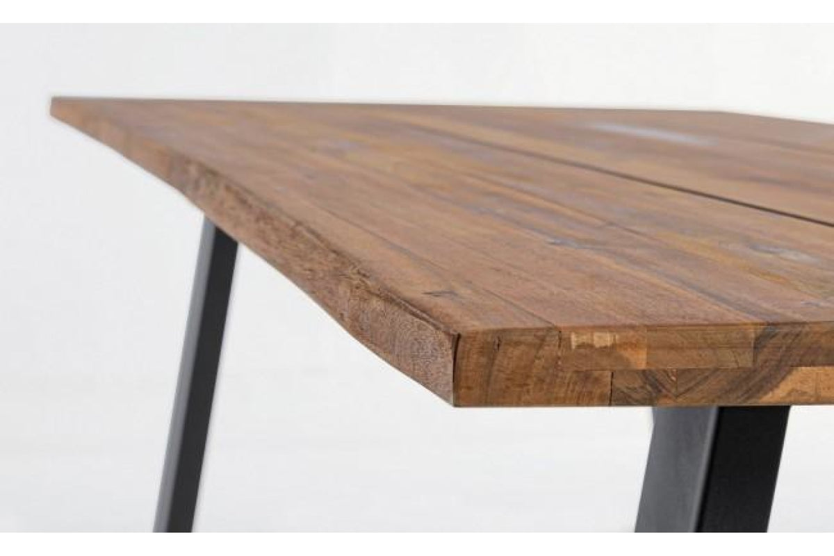 Kerti asztal - OSLO barna akácfa kerti asztal