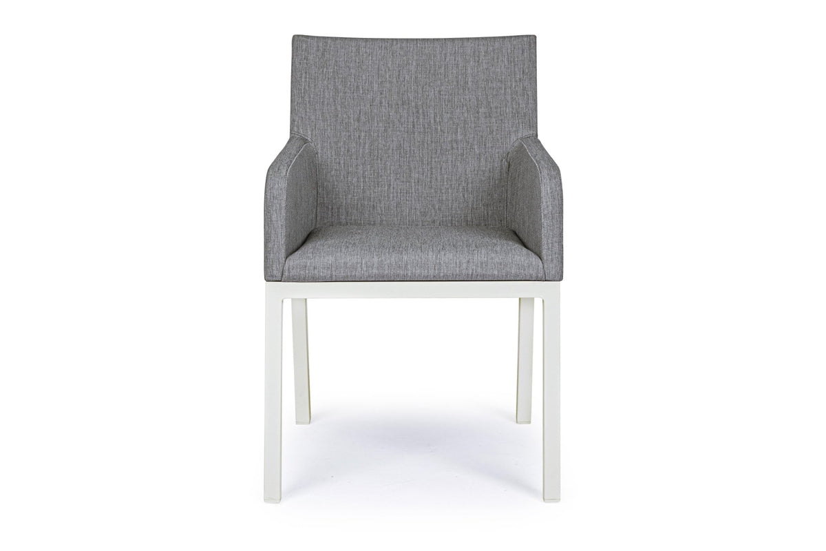 Kerti szék - OWEN szürke alumínium kerti szék
