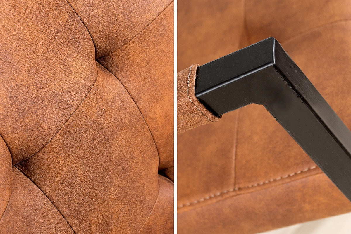 Szék - OXFORD barna karfás szék