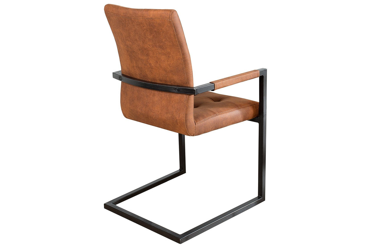 Szék - OXFORD barna karfás szék