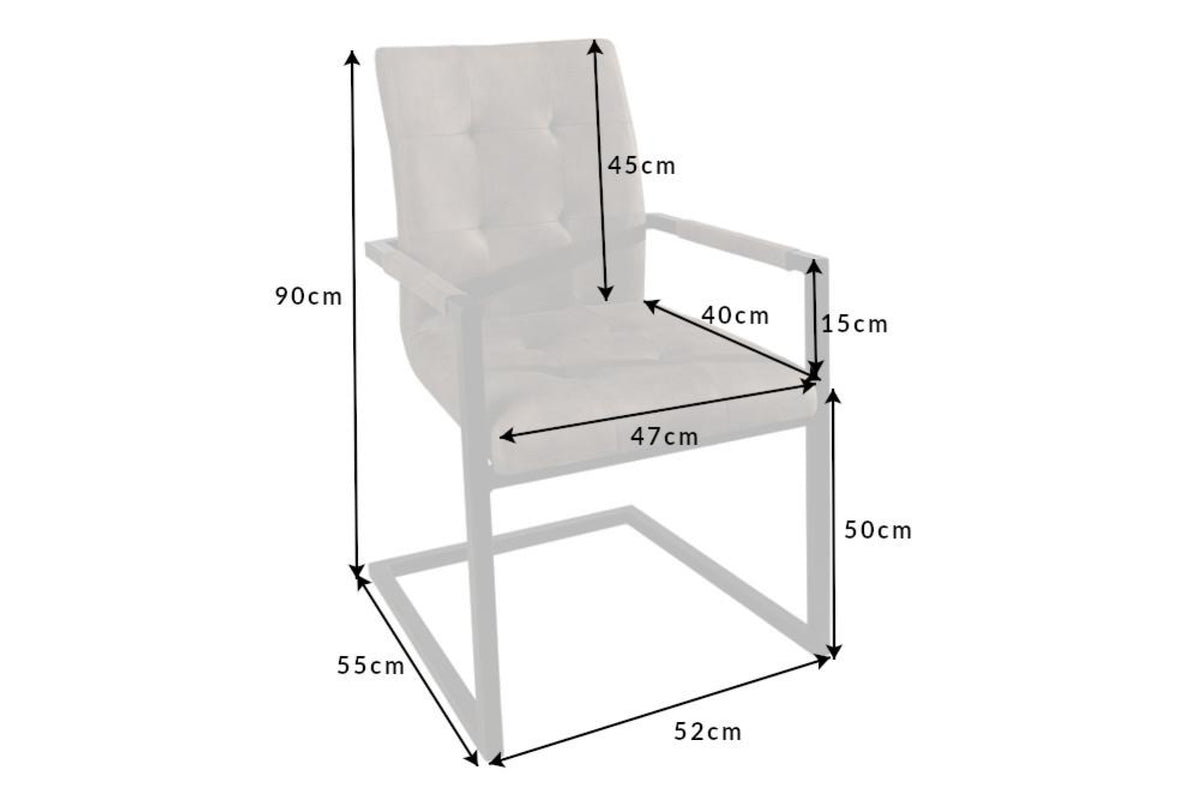 Szék - OXFORD taupe mikroszálas szék