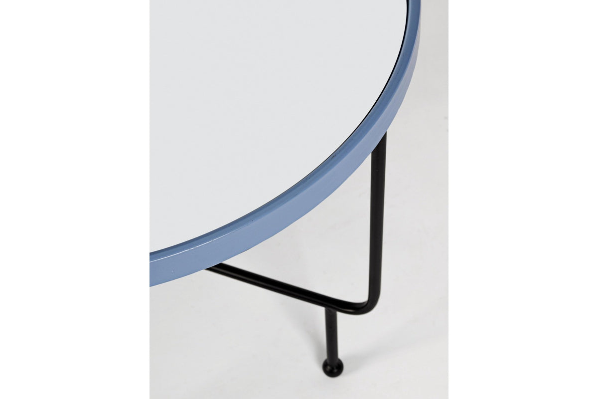 Dohányzóasztal - PAINTER kék acél dohányzóasztal