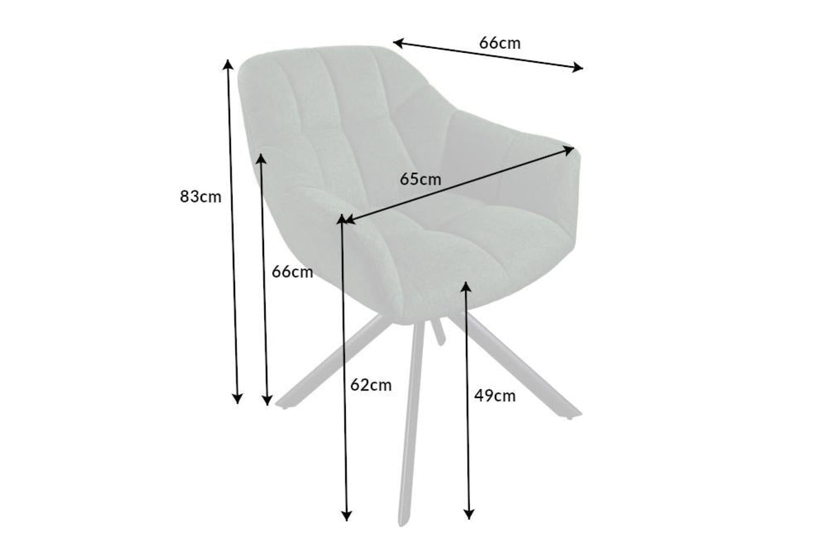 Szék - PAPILLON zöld szövet szék