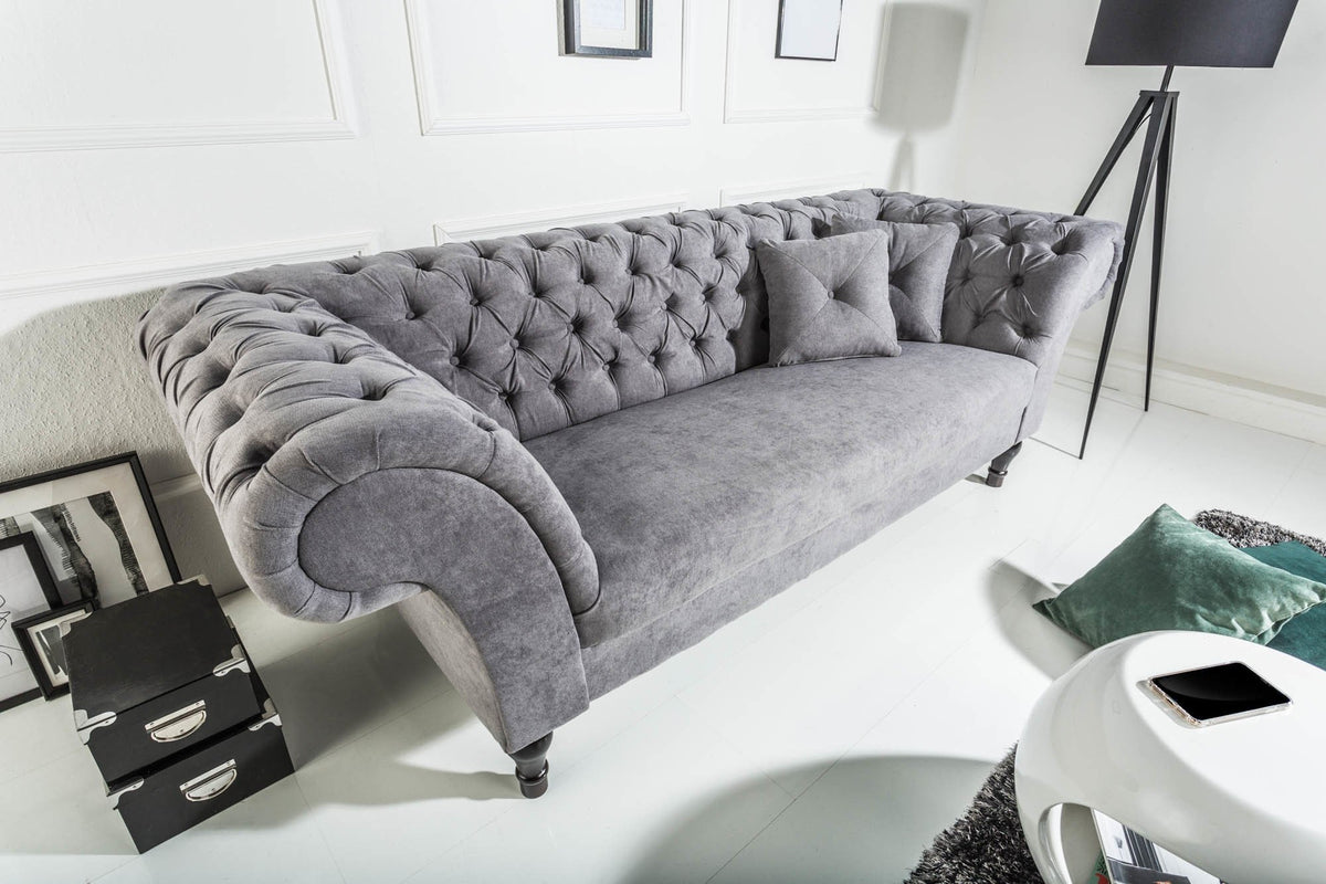 Kanapé - PARIS szürke szövet kanapé