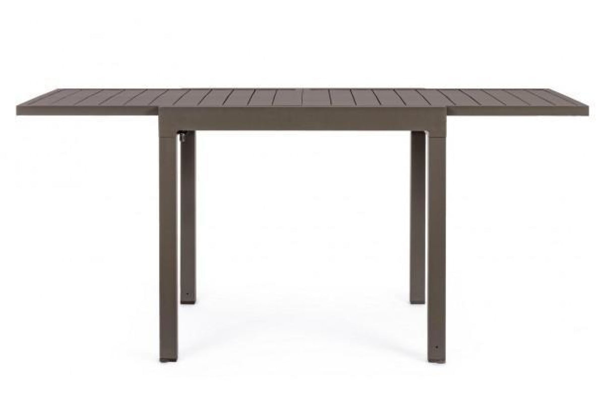 Kerti asztal - PELAGIUS barna alumínium kerti asztal