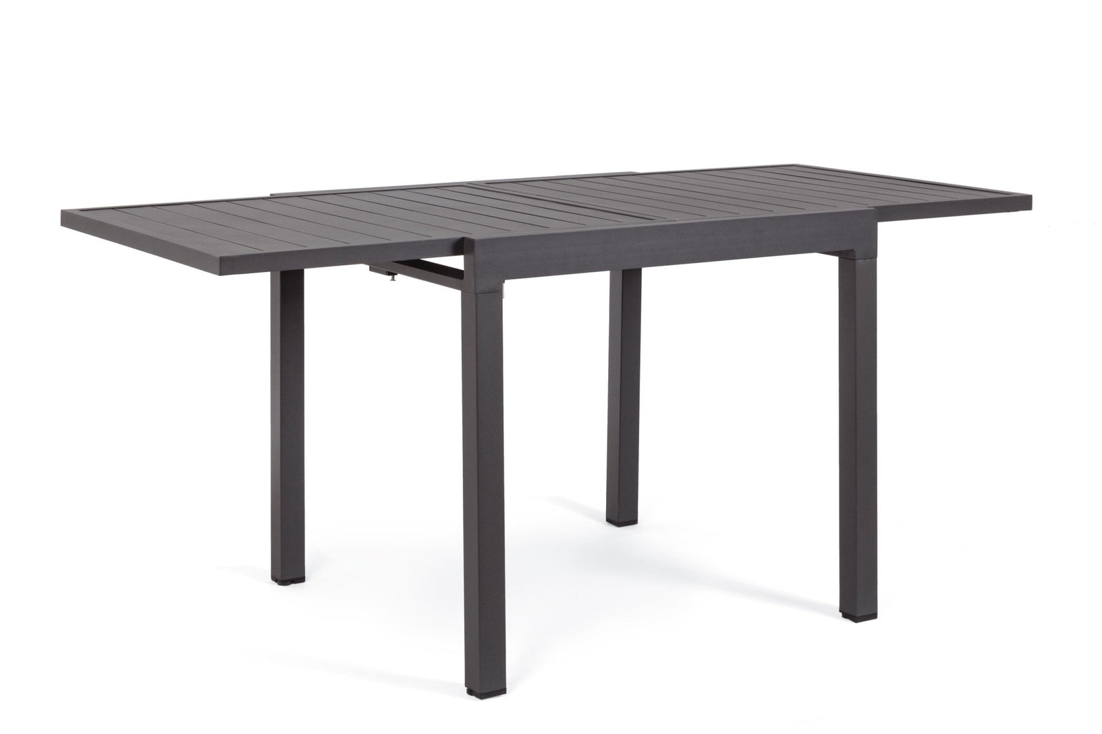 Kerti asztal - PELAGIUS fekete alumínium 6 személyes kerti asztal